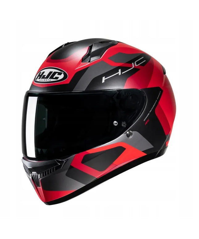 HJC C10 TINS BLACK/RED motociklinis šalmas