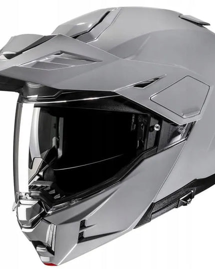 HJC I80 SOLID N. GREY atlenkiamas modulinis motociklininko šalmas, pilkas