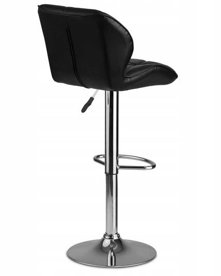 Baro kėdė su atlošu Castel Premium Sofotel, juoda, 107 cm