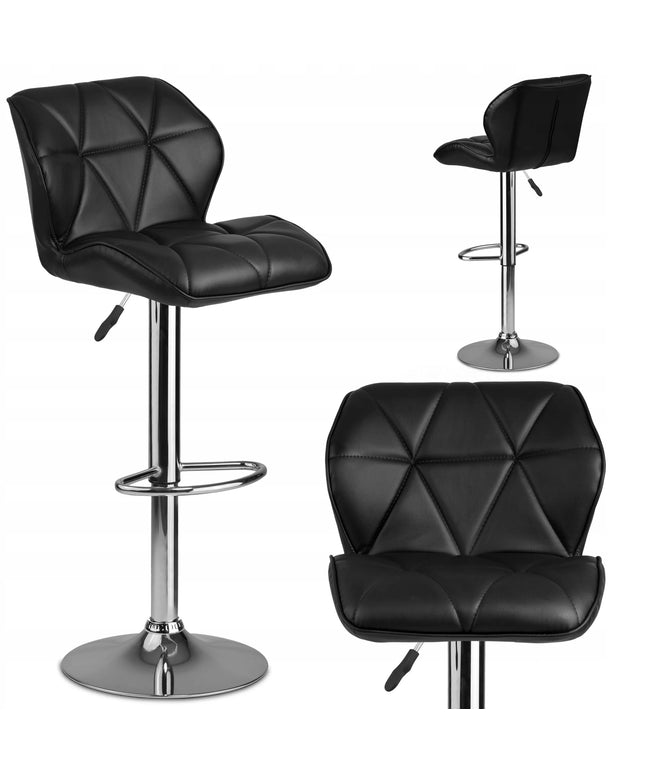 Baro kėdė su atlošu Castel Premium Sofotel, juoda, 107 cm