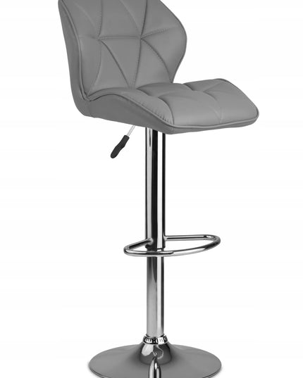Baro kėdė su atlošu Sofotel Castel Premium, pilka, 107 cm