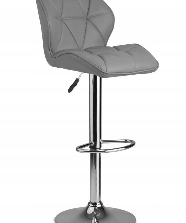 Baro kėdė su atlošu Sofotel Castel Premium, pilka, 107 cm