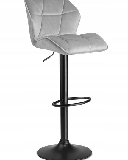 Baro kėdė Sofotel Castel Premium su atlošu, pilka, 107 cm