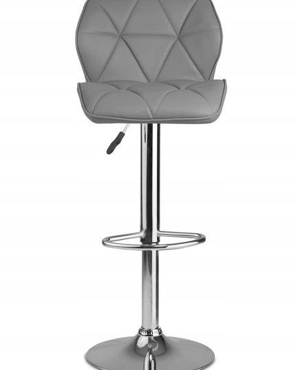 Baro kėdė su atlošu Sofotel Castel Premium, pilka, 107 cm