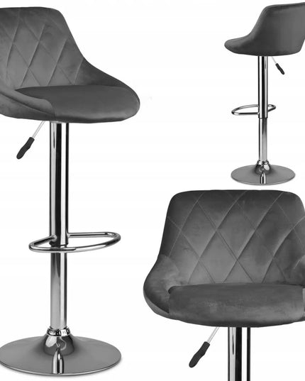 Baro kėdė Sofotel Nerra Premium, pilki atspalviai, 107 cm