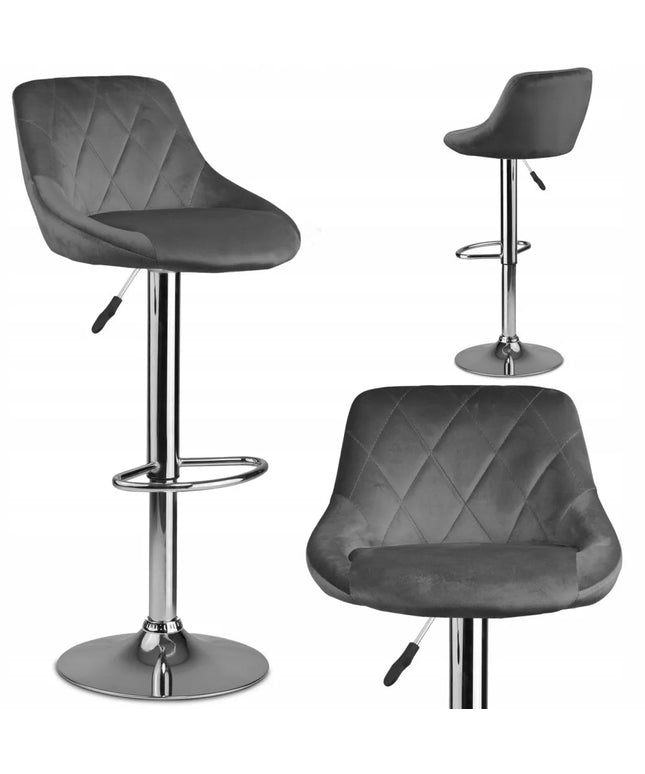 Baro kėdė Sofotel Nerra Premium, pilki atspalviai, 107 cm