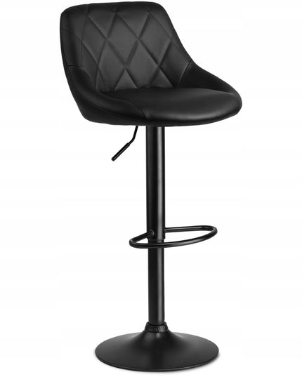 Baro kėdė Sofotel Nerra Premium su atlošu, juoda, 107 cm