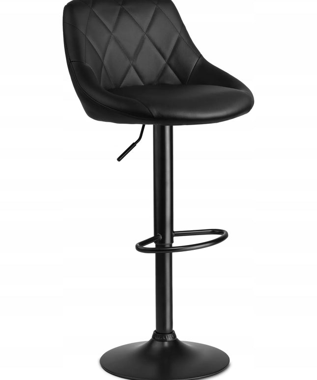 Baro kėdė Sofotel Nerra Premium su atlošu, juoda, 107 cm