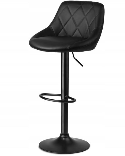 Baro kėdė Sofotel Nerra Premium su atlošu, juoda, 107 cm