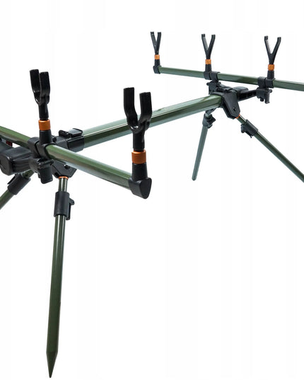 HOKKAIDO karpių žvejybos stovas „Rod Pod Tripod“ 4 meškerėms