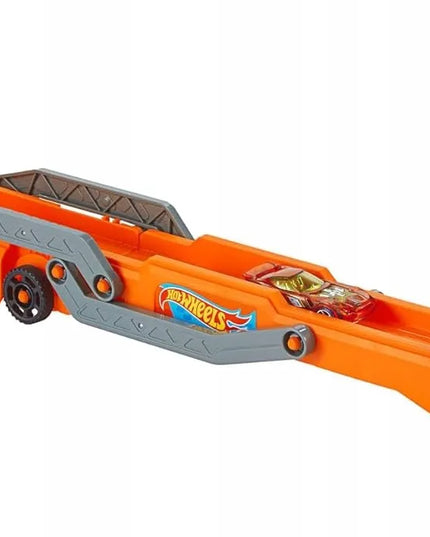 Hot Wheels City miesto transporteris lenktynių trasa su paleidimo mechanizmu + automobiliukas