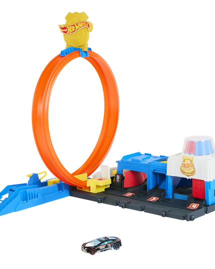 HOT WHEELS CITY Netflix Let's Race policijos nuovados trasa „Super kilpa“
