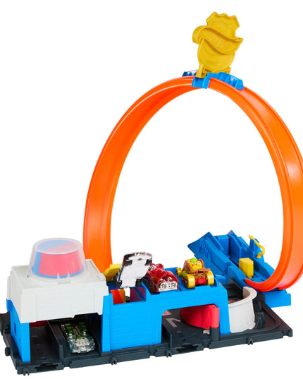 HOT WHEELS CITY Netflix Let's Race policijos nuovados trasa „Super kilpa“