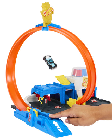 HOT WHEELS CITY Netflix Let's Race policijos nuovados trasa „Super kilpa“