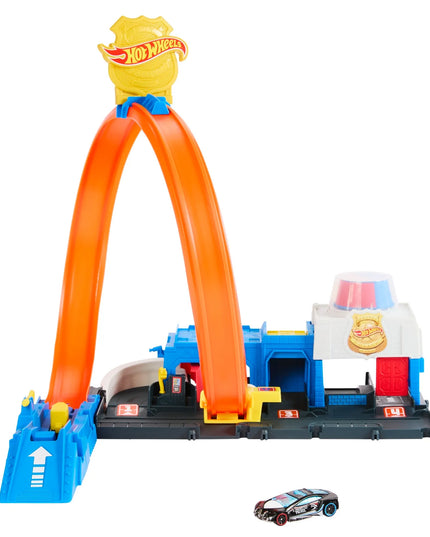 HOT WHEELS CITY Netflix Let's Race policijos nuovados trasa „Super kilpa“