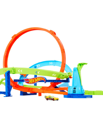 Hot Wheels „Let’s Race“ trasos rinkinys „Zakręcone tornado“ su 1 automobiliu, HTK16