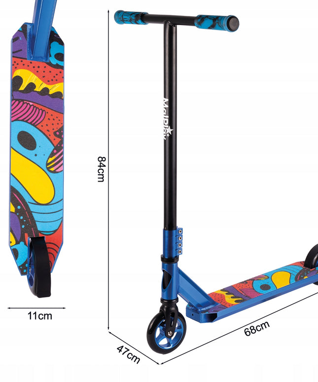 Akrobatinis paspirtukas miestui, triukams, gatvės stiliaus, tvirtas, ABEC-9, iki 100 kg