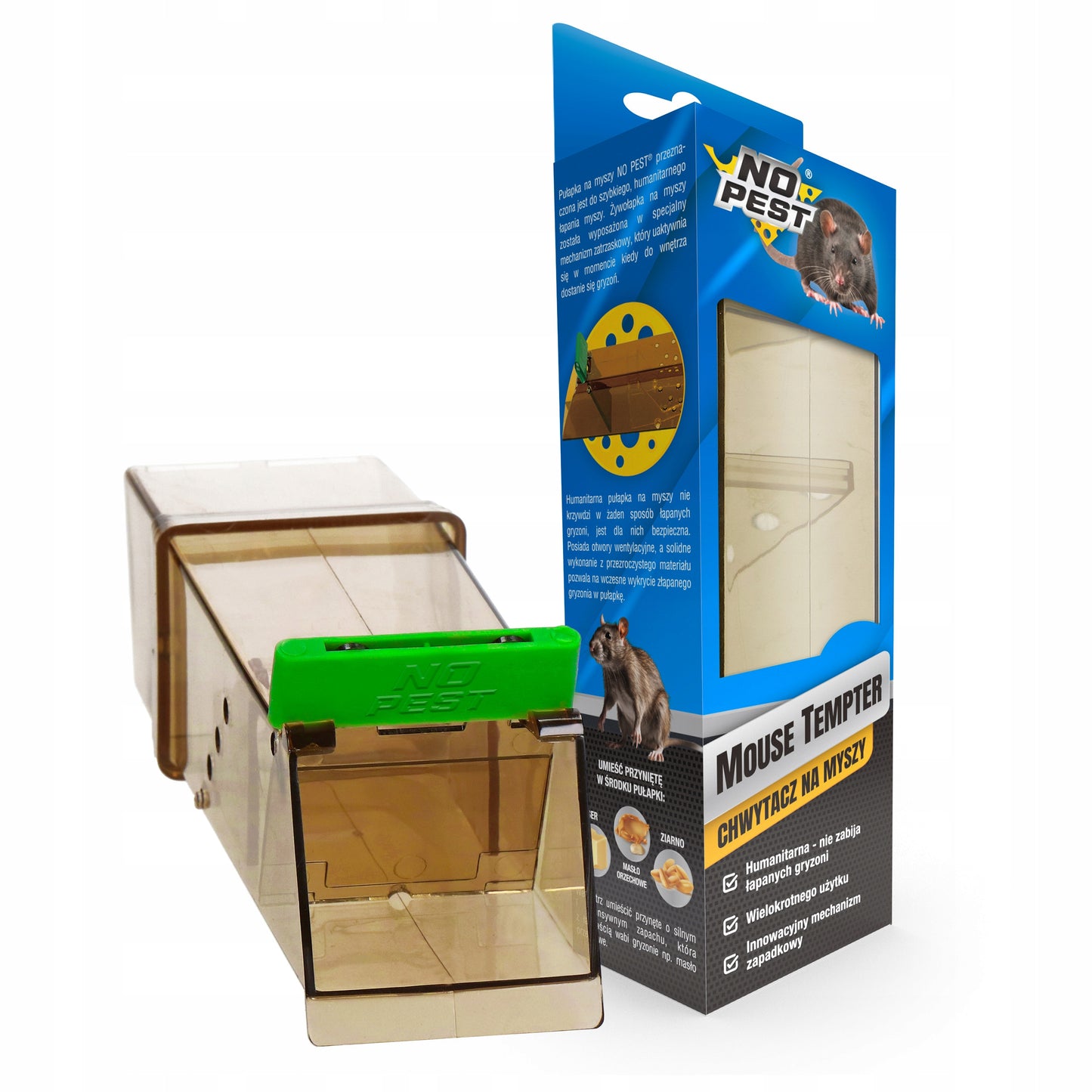 HUMANITARINIS GAUDYTUvas GYVATRAUKIS PELĖKAUTAI GRAUŽIKAMS NO PEST (5 VNT)