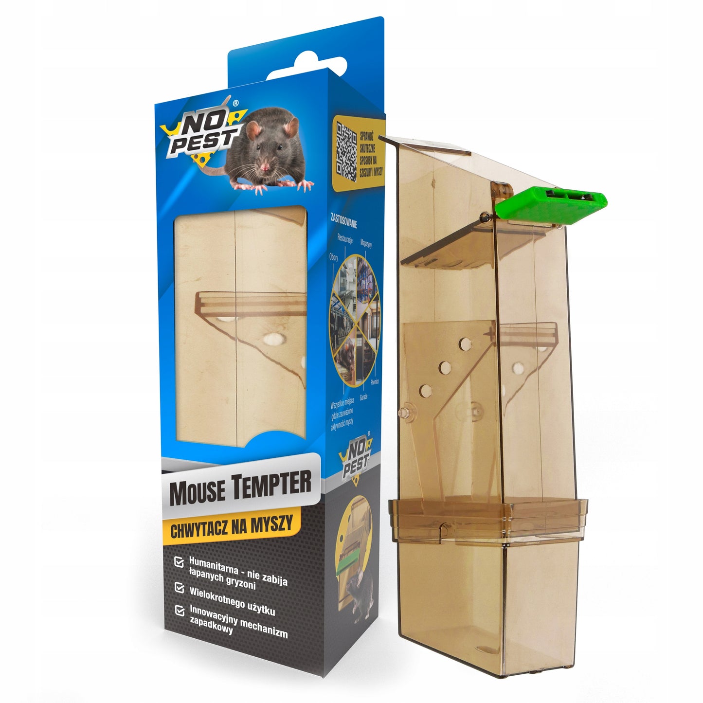 HUMANITARINIS GAUDYTUvas GYVATRAUKIS PELĖKAUTAI GRAUŽIKAMS NO PEST (5 VNT)