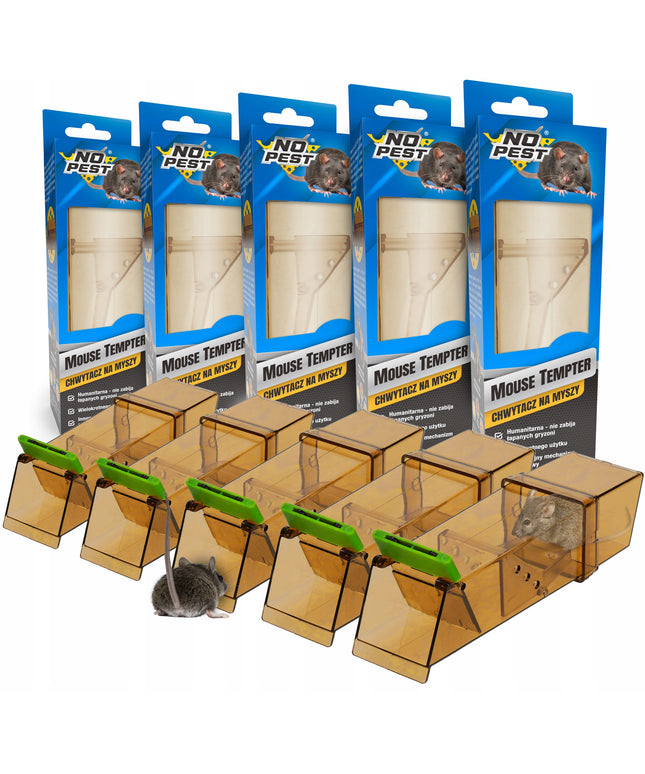 HUMANITARINIS GAUDYTUvas GYVATRAUKIS PELĖKAUTAI GRAUŽIKAMS NO PEST (5 VNT)