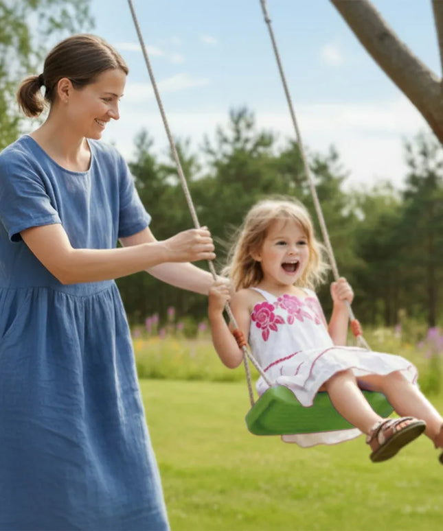 Sodo sūpynės vaikams SEVERNO Kids ZOYA, sėdynė, plastikinės