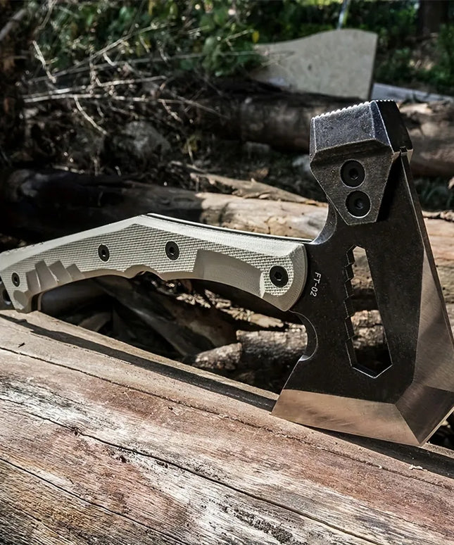 HX OUTDOORS Full Tang kempingo ir išgyvenimo sodo kirvis