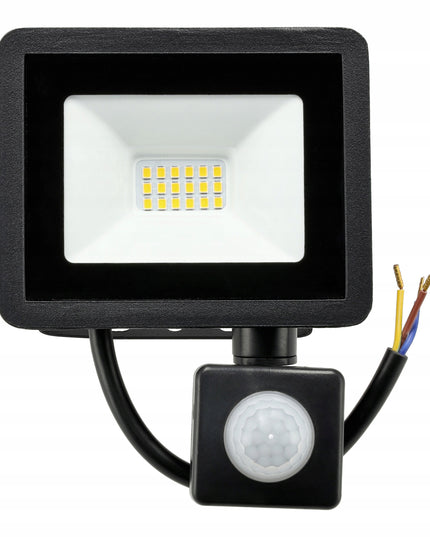 LED Halogenas 20W 1800lm Prožektorius su judesio ir sutemų davikliu IP65