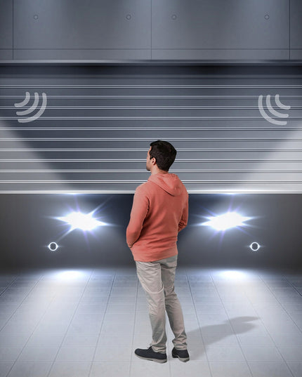 LED Halogenas 20W 1800lm Prožektorius su judesio ir sutemų davikliu IP65