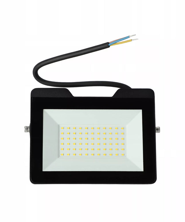 LED halogeninis prožektorius 50W IP65, galingas lauko šviestuvas garažui