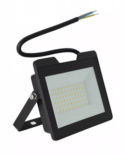 LED halogeninis prožektorius 50W IP65, galingas lauko šviestuvas garažui