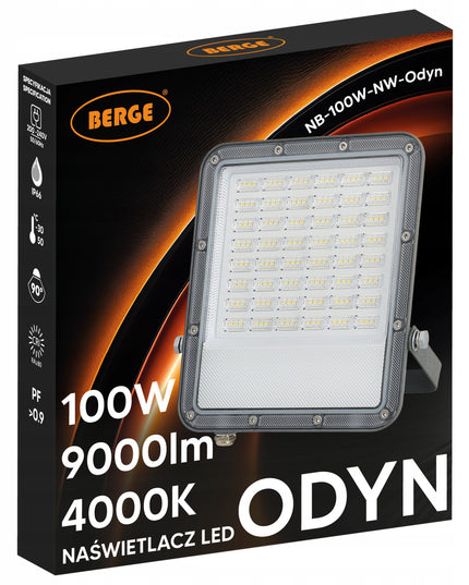 LED Prožektorius Premium 100W 9000lm Lauko 4000K IP66