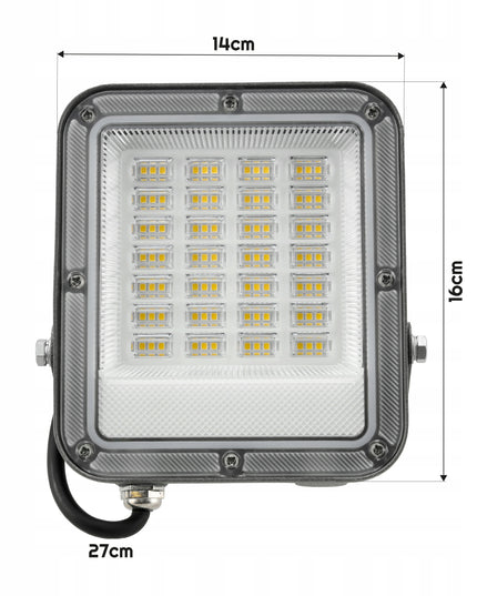 LED Prožektorius 50W 4500lm Premium Lauko Reflektorius 4000K