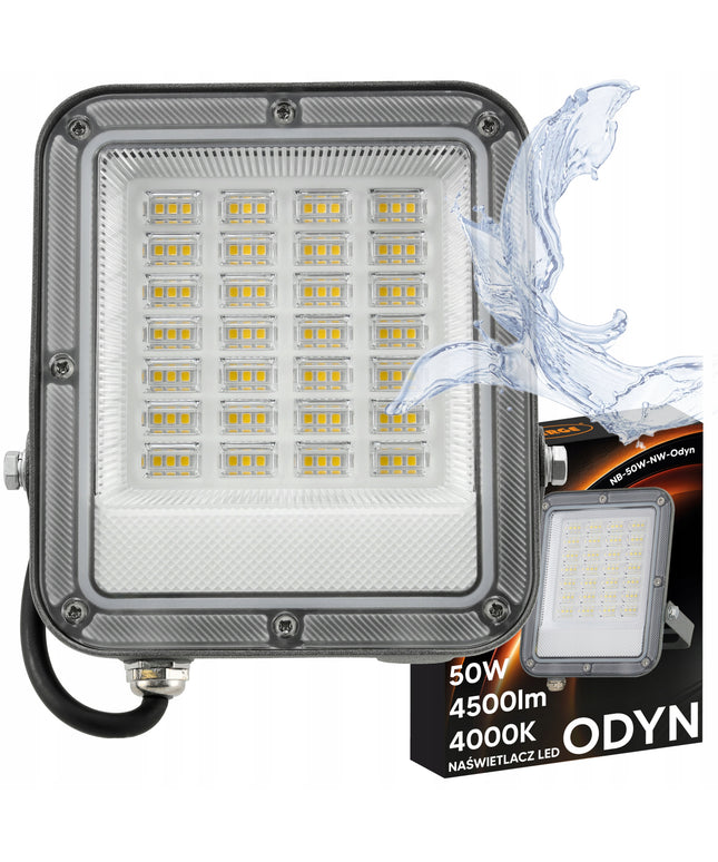 LED Prožektorius 50W 4500lm Premium Lauko Reflektorius 4000K