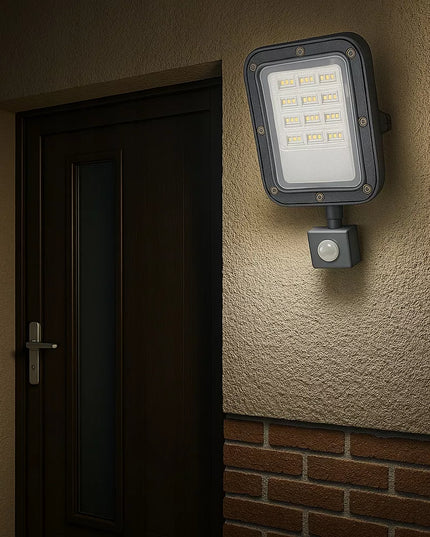 LED Prožektorius su judesio davikliu 30W 2700lm Premium Jutiklis