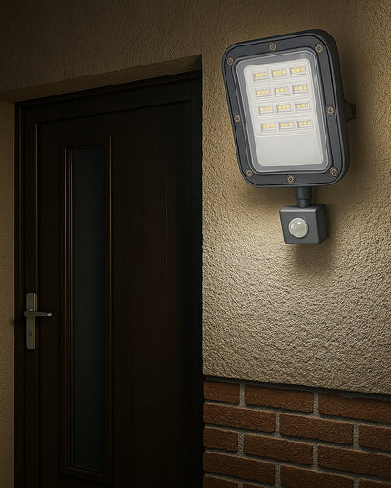 LED Prožektorius su judesio davikliu 30W 2700lm Premium Jutiklis