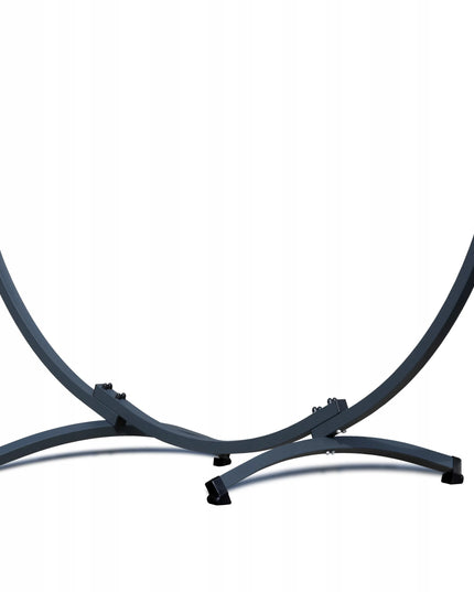 Hamakas su plieniniu stovu KOMPAKT, rinkinys terasai, POTENZA sodo hamakas