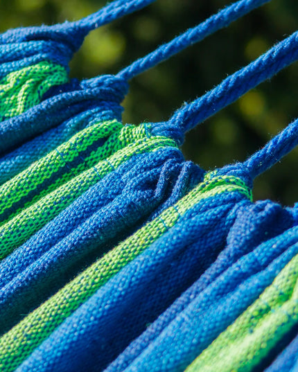 Hamakas su plieniniu stovu KOMPAKT, rinkinys terasai, POTENZA sodo hamakas