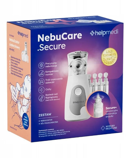 HelpMedi NebuCare Secure membraninis nebulizatorius