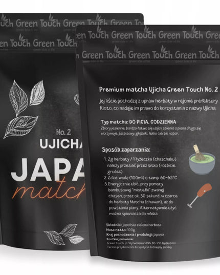Japoniška matcha arbata 100 g Ujicha kasdienė Green Touch Uji Kioto