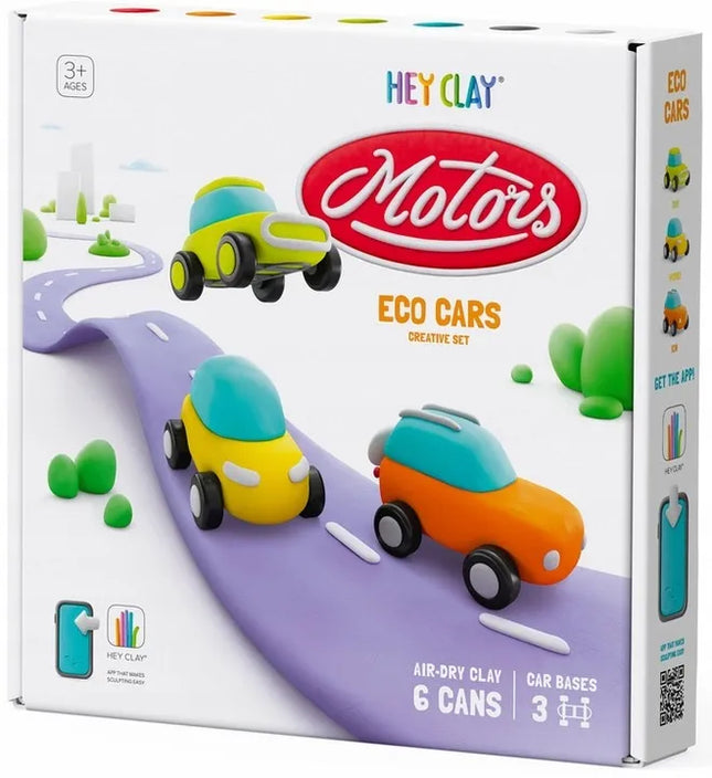 „Hey Clay“ modeliavimo masės rinkinys „Eco Cars“