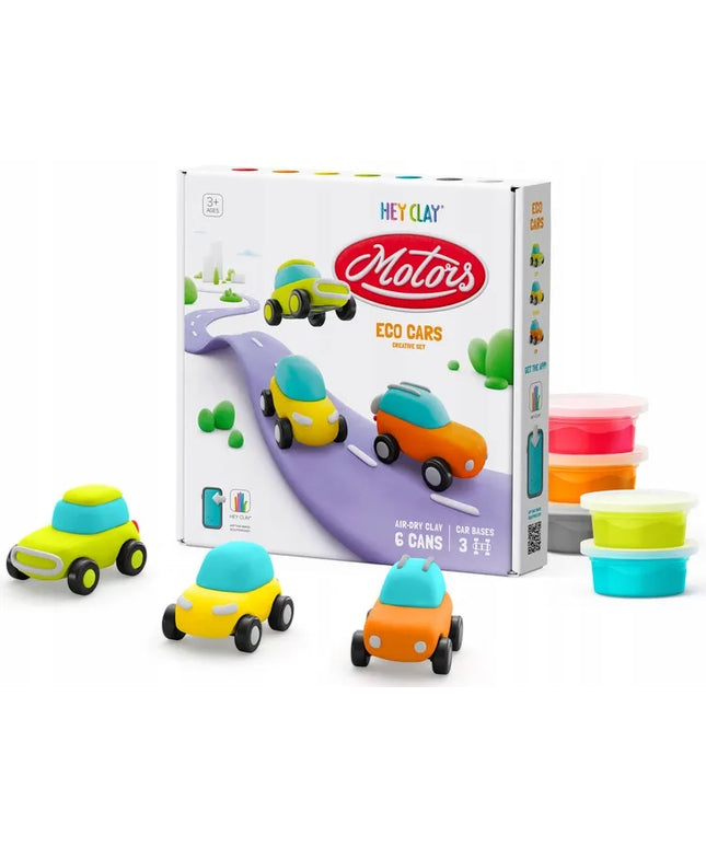 „Hey Clay“ modeliavimo masės rinkinys „Eco Cars“