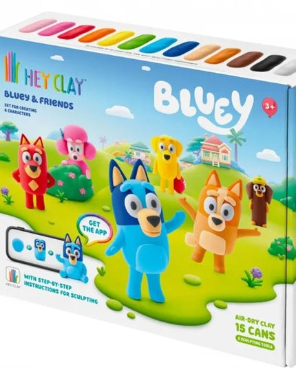 Hey Clay „Bluey ir draugai“ modelino rinkinys, HCL15031