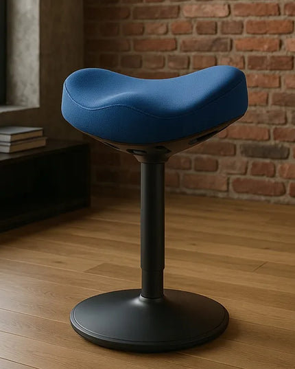 Ergonomiškas balansuojantis sukamasis kėdės tipo taburetė Spacetronik 136 kg, juoda