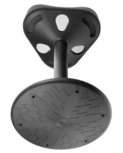 Ergonomiškas balansuojantis sukamasis kėdės tipo taburetė Spacetronik 136 kg, juoda