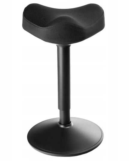 Ergonomiškas balansuojantis sukamasis kėdės tipo taburetė Spacetronik 136 kg, juoda