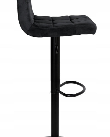 Baro kėdė Arako Black juoda Velvet