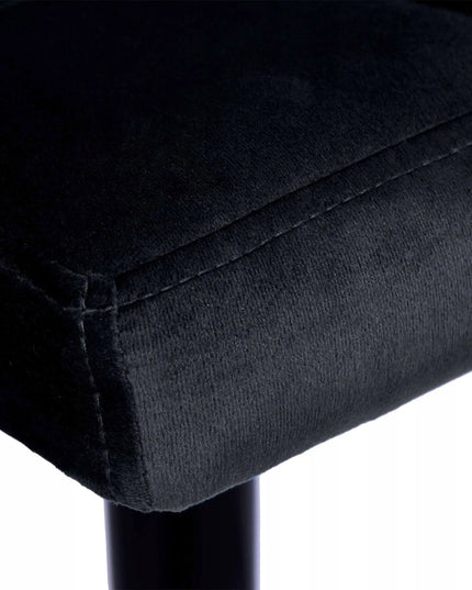 Baro kėdė Arako Black juoda Velvet