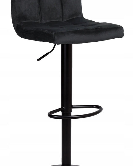 Baro kėdė Arako Black juoda Velvet
