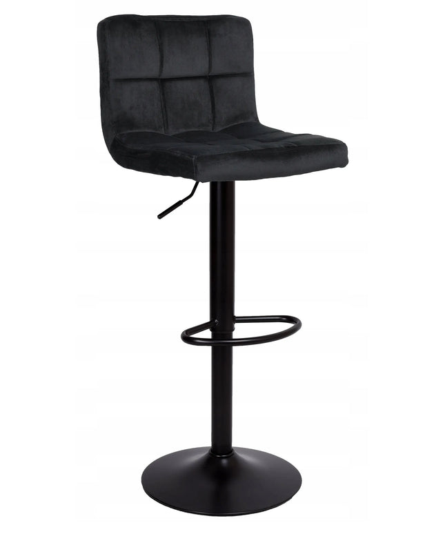 Baro kėdė Arako Black juoda Velvet
