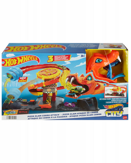 „Hot Wheels City“ rinkinys „Odjazdowa pizza – kobros ataka“ HTN81